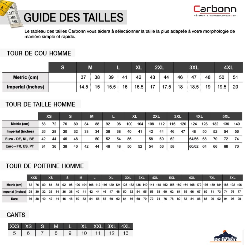 Portwest - Veste de  travail / Cuisine