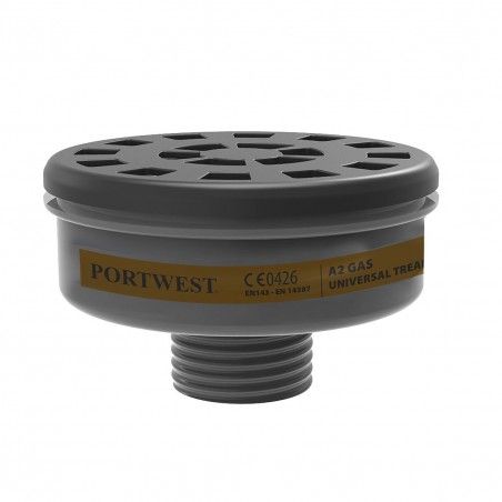 Portwest - Filtre à gaz pas de vis universel (6 unités) - P906