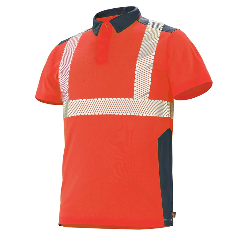 Cepovett - Polo manches courtes Fluo Safe - 9O80