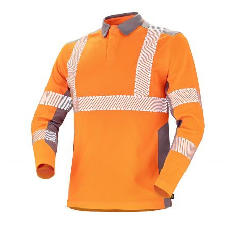 Cepovett - Polo manches longues Fluo Safe - 9O81