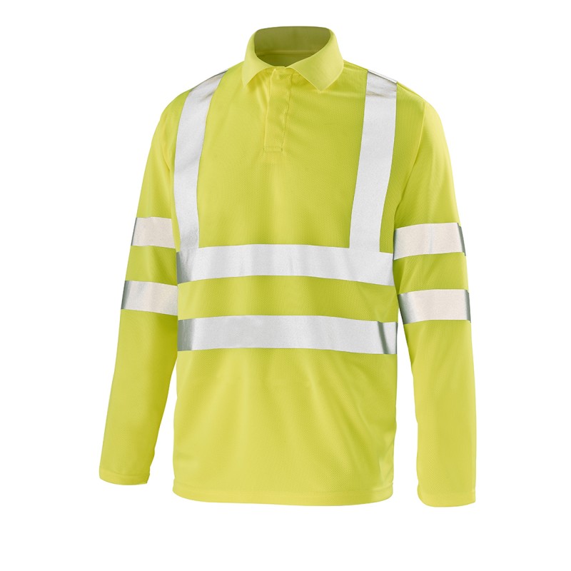 Cepovett - Polo manches longues Fluo Base 2 - T283
