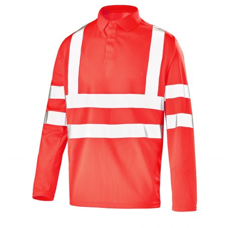 Cepovett - Polo manches longues Fluo Base 2 - T283