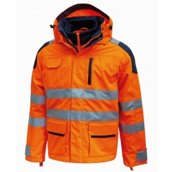 U-Power - Parka imperméable HV BACKER - HL162