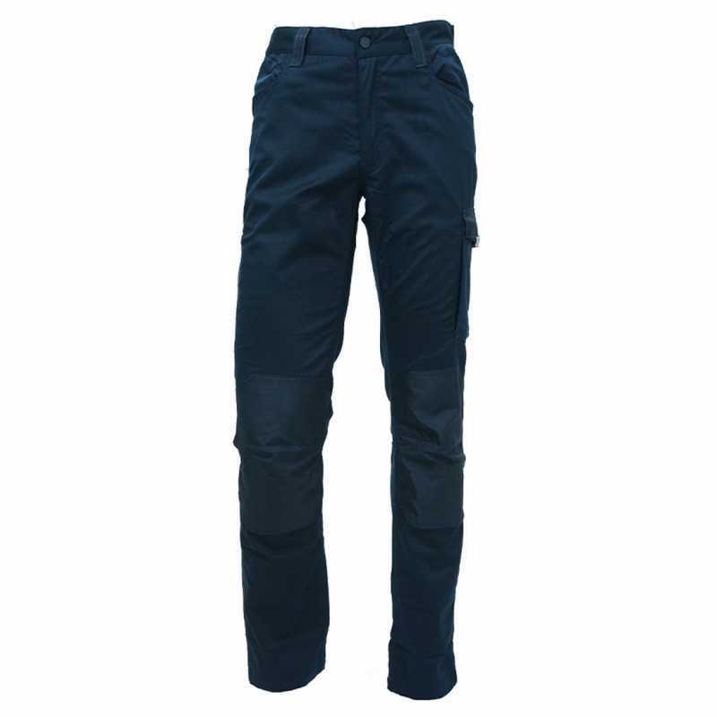 U-Power - Pantalon de travail bleu foncé Stretch et Slim MEEK