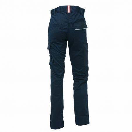 U-Power - Pantalon de travail bleu foncé Stretch et Slim MEEK