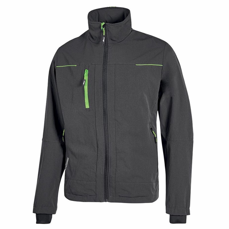 U-Power - Veste de travail gris vert PLUTON