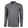 U-Power - Polo manches longues gris foncé Slim LIVE