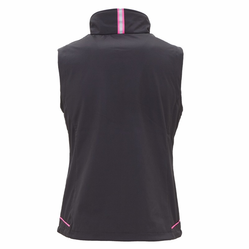 U-Power - Gilet de travail sans manches Femme gris violet UNIVERSE LADY