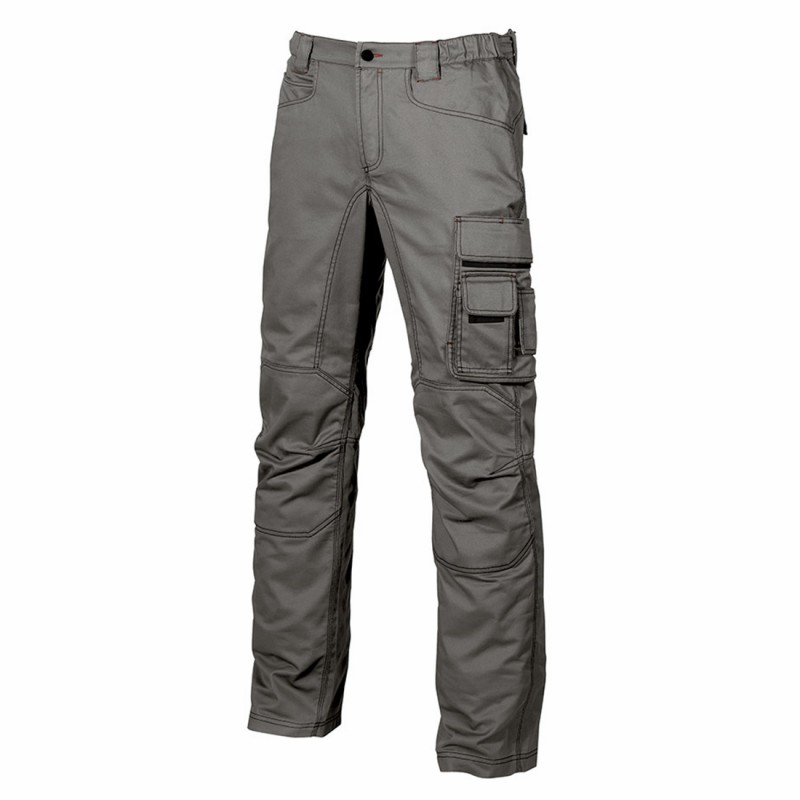 U-Power - Pantalon de travail gris claire SMILE