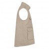 WK - Gilet de travail médical en polycoton rembourré multipoches mixte