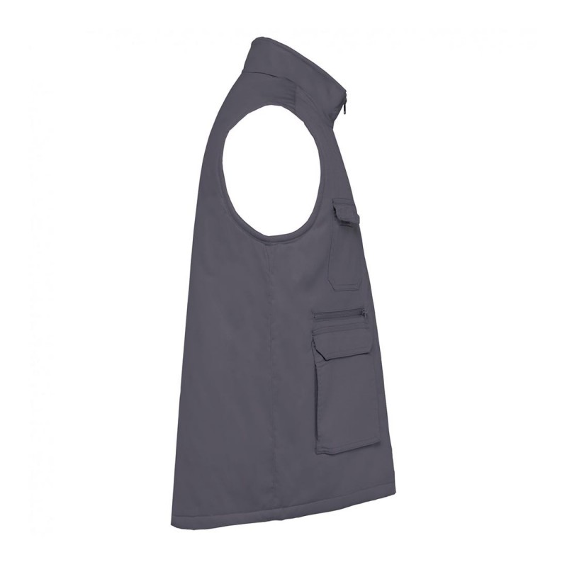 WK - Gilet de travail médical en polycoton rembourré multipoches mixte