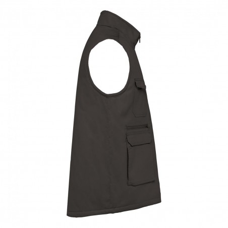 WK - Gilet de travail médical en polycoton rembourré multipoches mixte