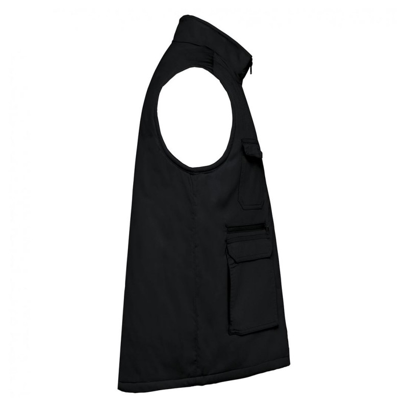 WK - Gilet de travail médical en polycoton rembourré multipoches mixte