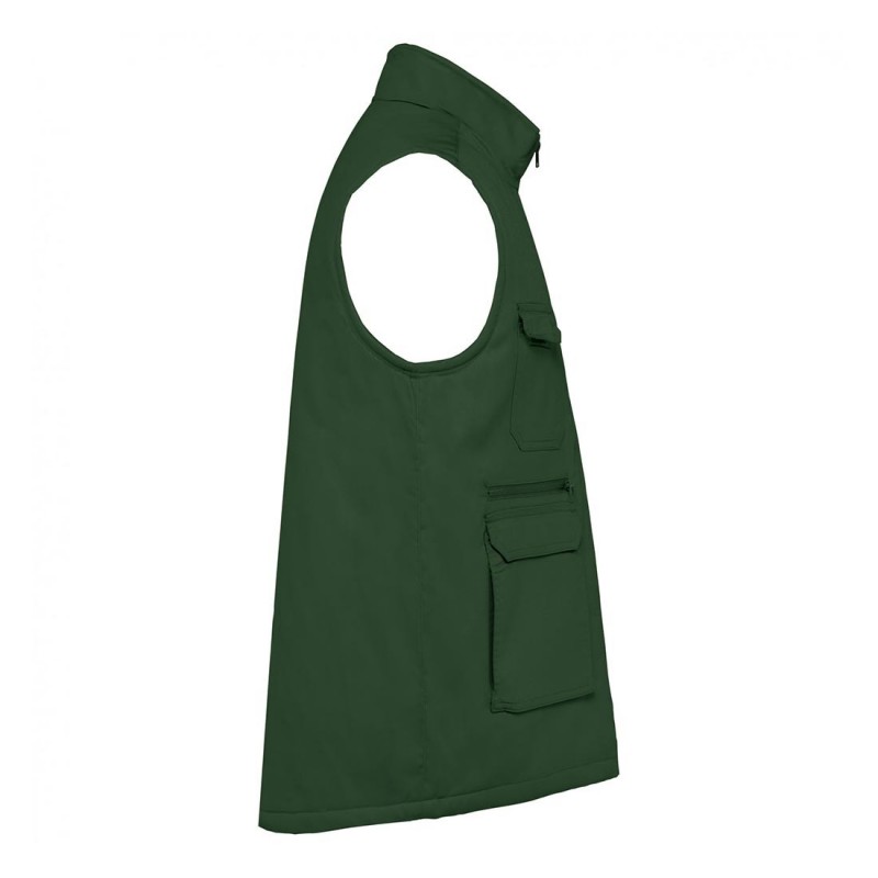 WK - Gilet de travail médical en polycoton rembourré multipoches mixte