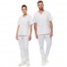 WK - Tunique médicale en coton manches courtes mixte