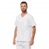 WK - Tunique médicale en coton manches courtes mixte