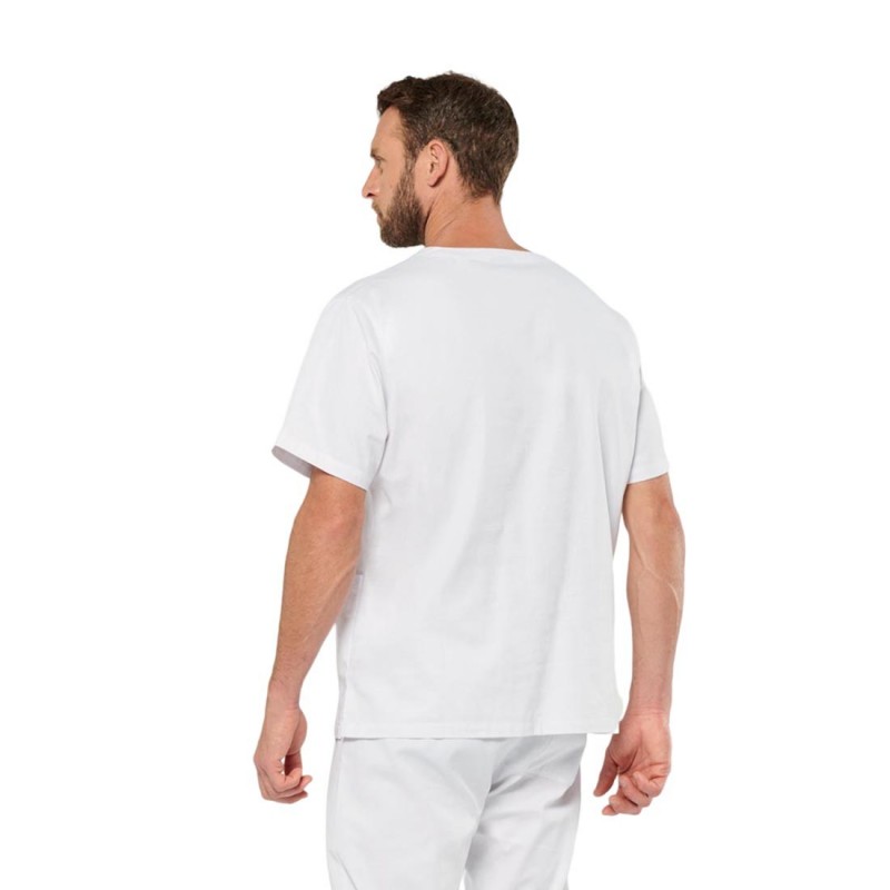 WK - Tunique médicale en coton manches courtes mixte