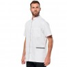 WK - Blouse médicale en polycoton avec boutons-pression