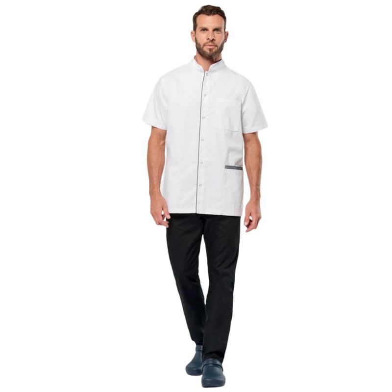 WK - Blouse médicale en polycoton avec boutons-pression