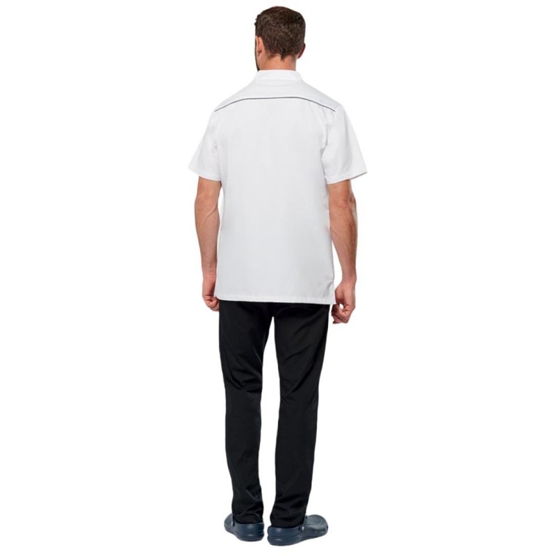 WK - Blouse médicale en polycoton avec boutons-pression