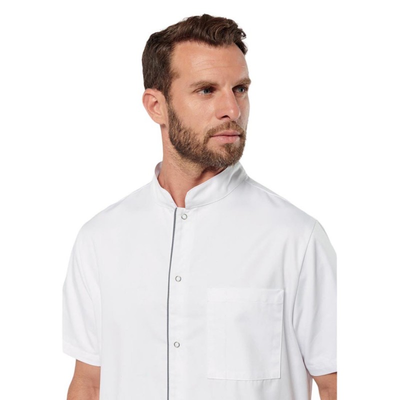 WK - Blouse médicale en polycoton avec boutons-pression