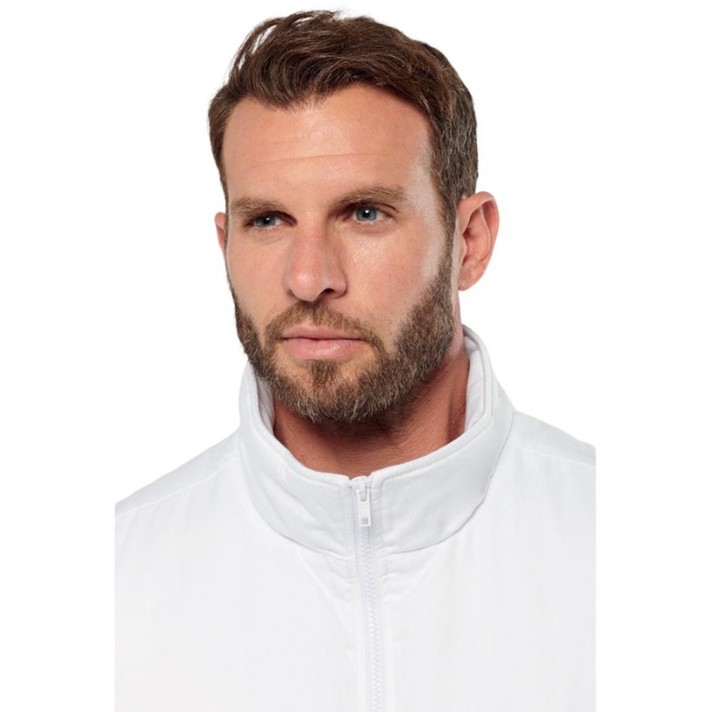 WK - Gilet de travail médical en polycoton rembourré multipoches mixte