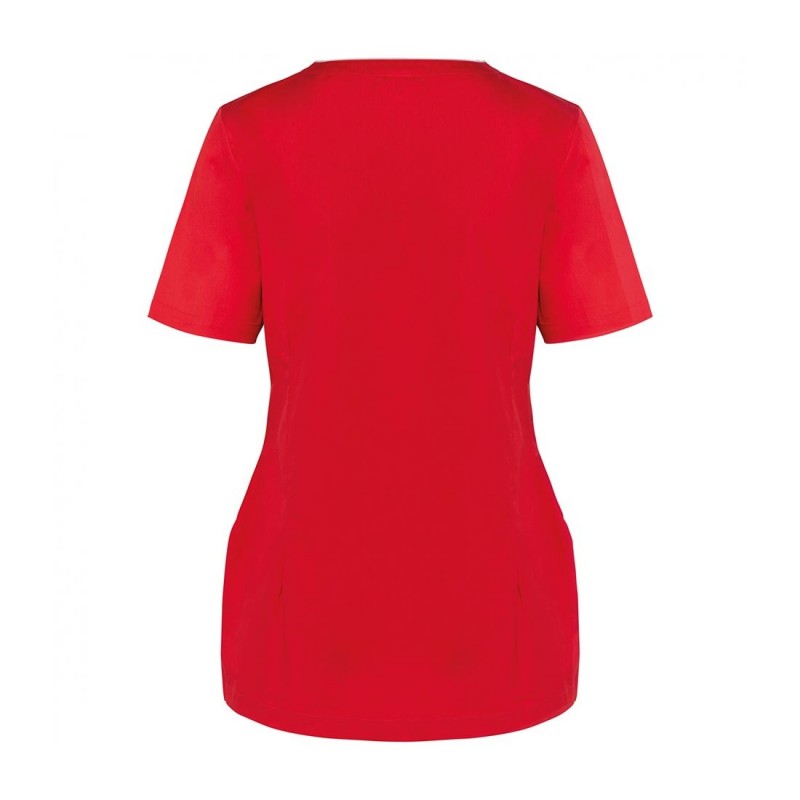 WK - Blouse médicale pour femmes en Polycoton avec boutons-pressions