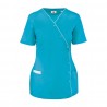 WK - Blouse médicale pour femmes en Polycoton avec boutons-pressions