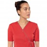 WK - Blouse médicale pour femmes en Polycoton avec boutons-pressions