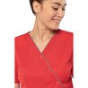 WK - Blouse médicale pour femmes en Polycoton avec boutons-pressions