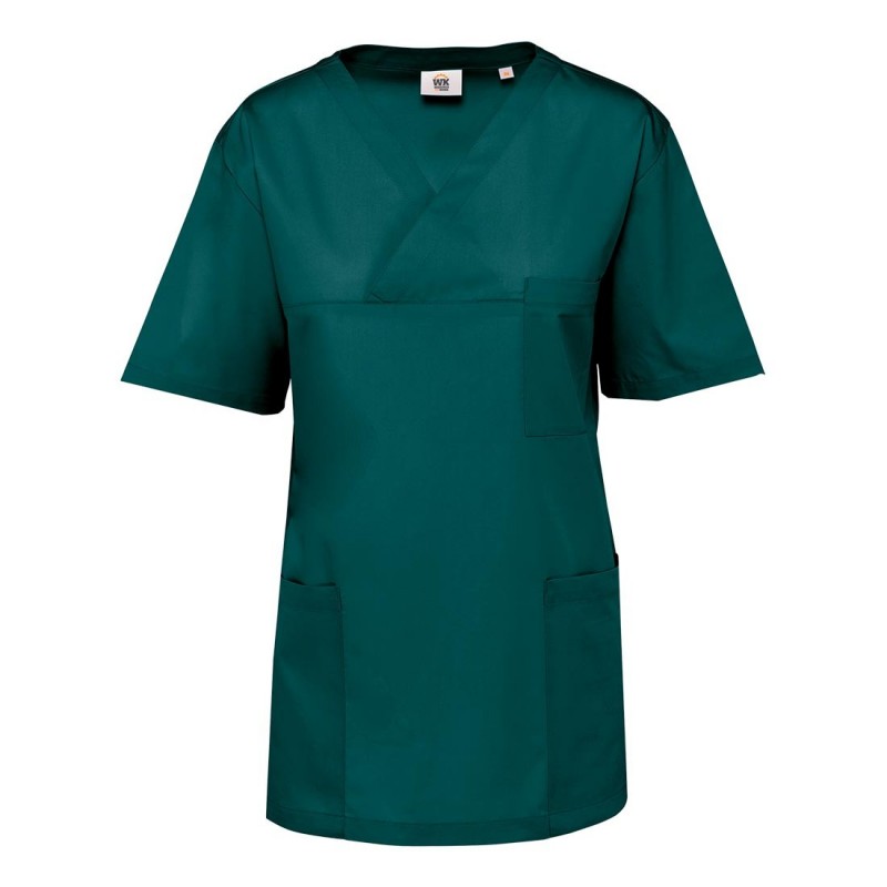 WK - Tunique médicale avec manches courtes en polycoton mixte