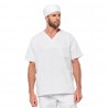 WK - Tunique médicale avec manches courtes en polycoton mixte