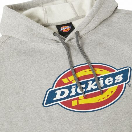 Dickies - Sweat-shirt à capuche Homme LOGO GRAPHIC gris chiné