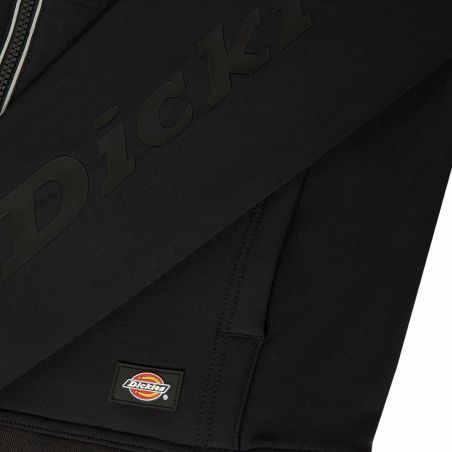 Dickies - Sweat-shirt à capuche Homme zippé 1/4 MOMENTUM noir