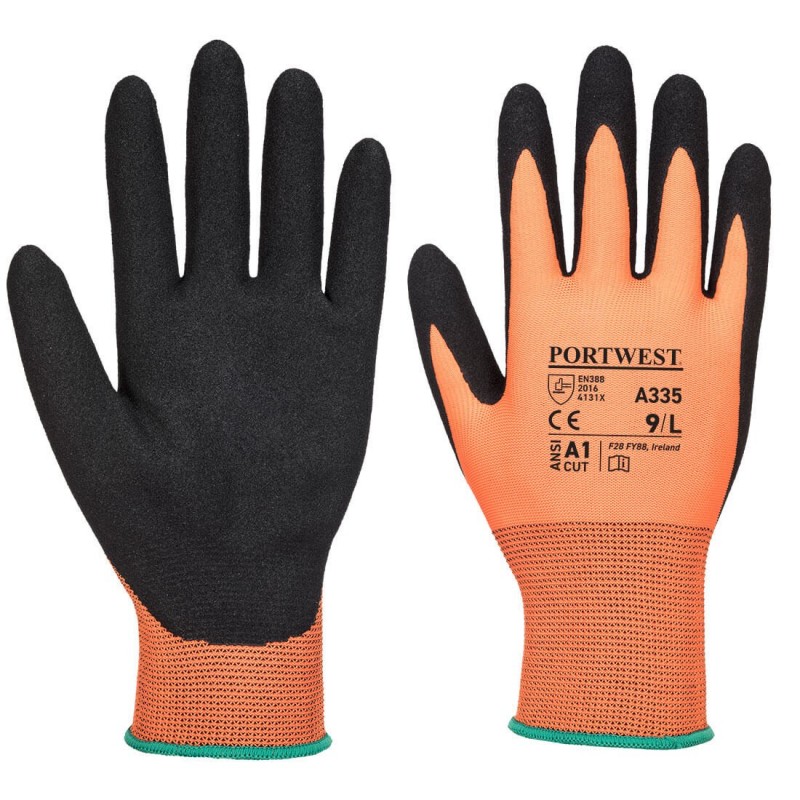 Portwest - Gants dermi-Grip NPR15 en nitrile sablé