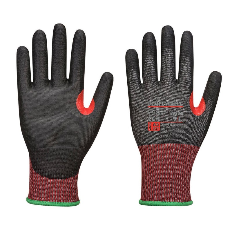 Portwest - Gants anti-coupure de niveau F avec renfort en PU lisse