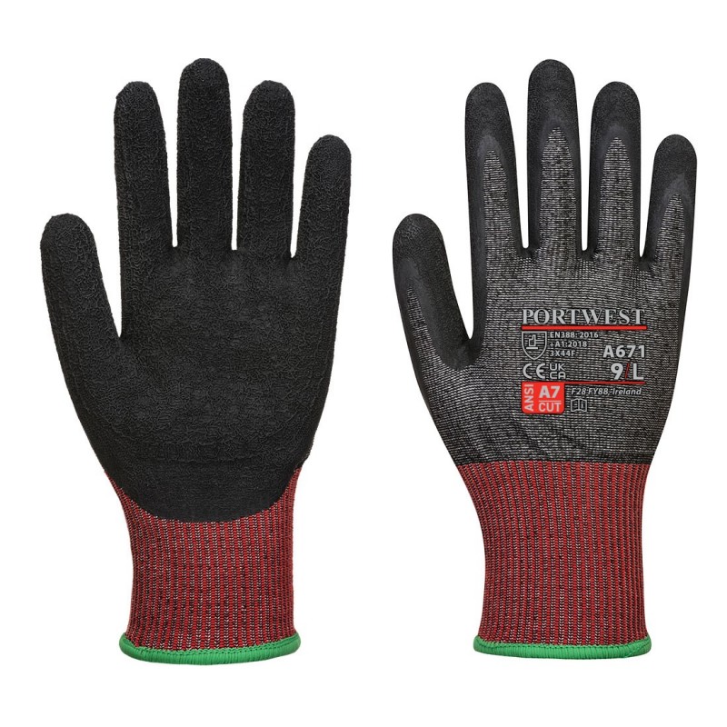 Portwest - Gants anti-coupure de niveau F en PU lisse