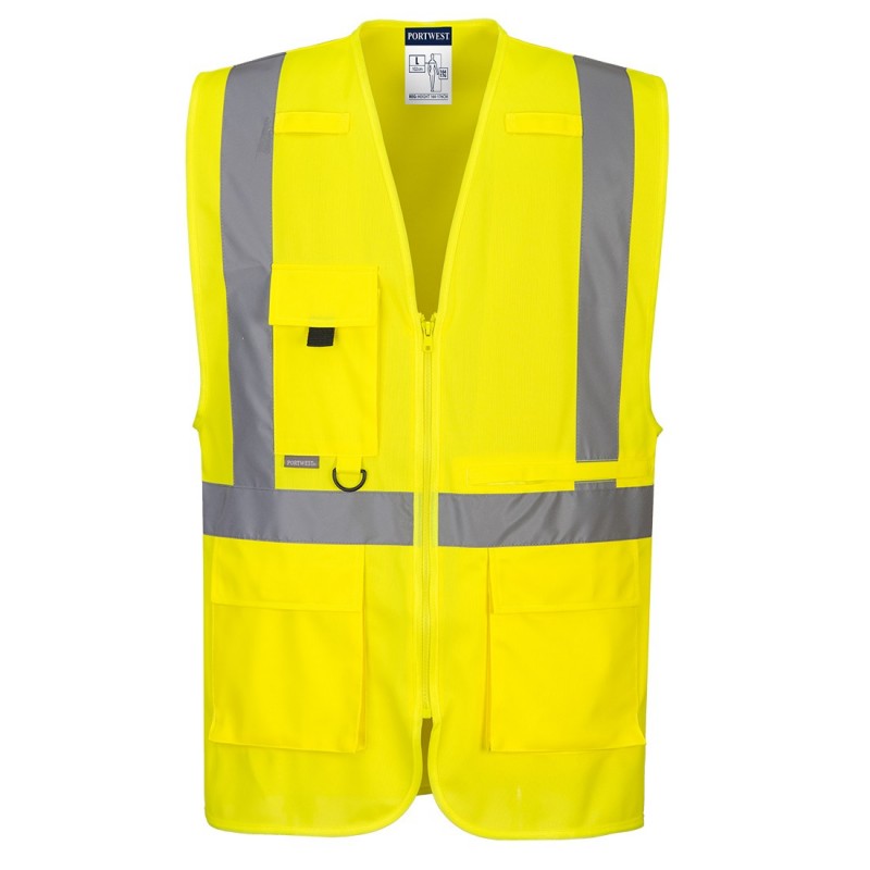 Portwest - Gilet Executive haute visibilité avec poche pour tablette