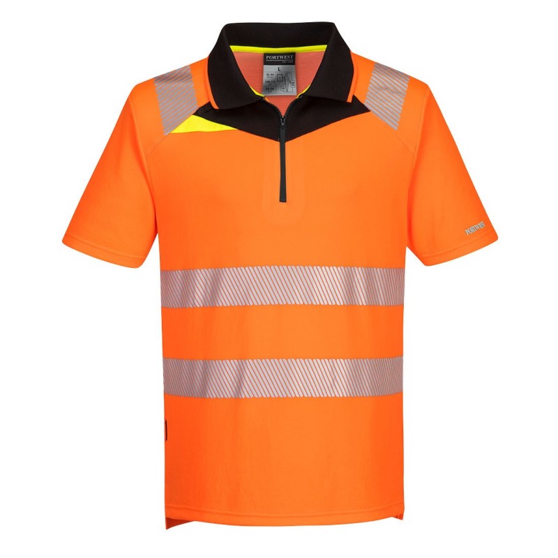 Portwest - Polo manches courtes haute visibilité DX4