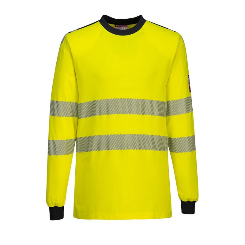 Portwest - Tee-shirt haute visibilité anti-feu manches longues WX3