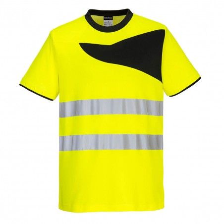 Portwest - Tee-shirt manches courtes haute visibilité PW2
