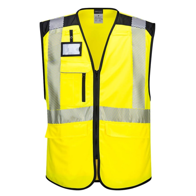 Portwest - Gilet multipoches haute visibilité PW3