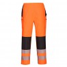 Portwest - Pantalon de pluie imperméable haute visibilité PW3 pour Femmes