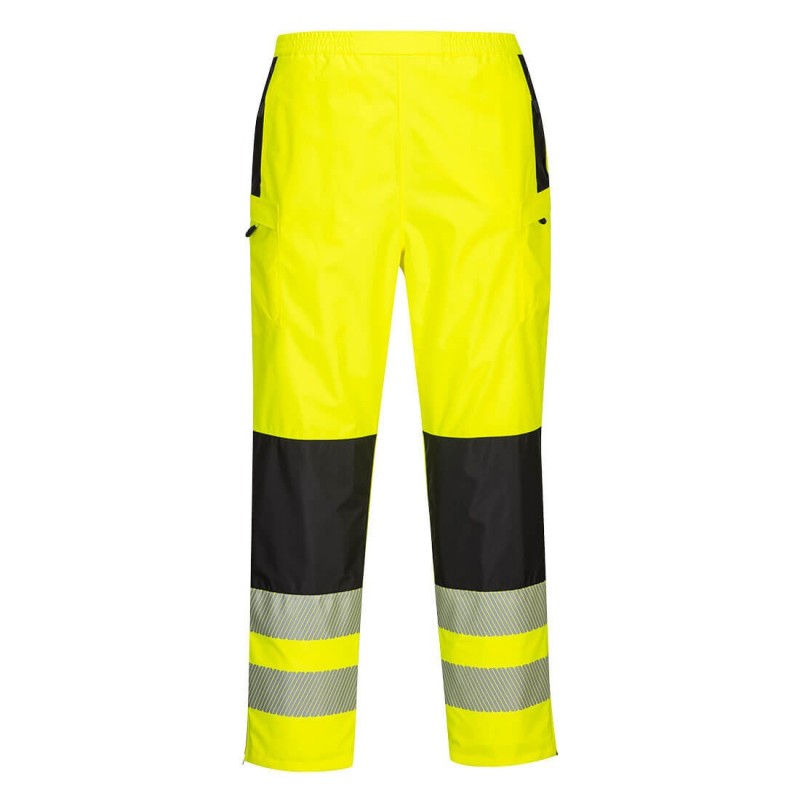 Portwest - Pantalon de pluie imperméable haute visibilité PW3 pour Femmes