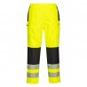 Portwest - Pantalon de pluie imperméable haute visibilité PW3 pour Femmes