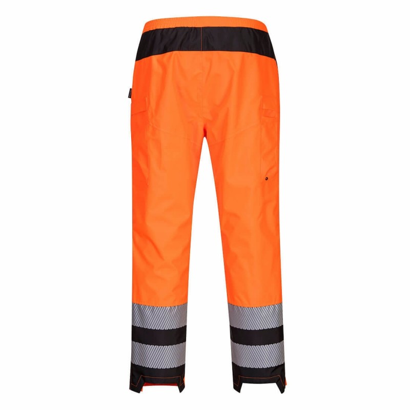 Portwest - Pantalon de pluie imperméable haute visibilité PW3 pour Femmes