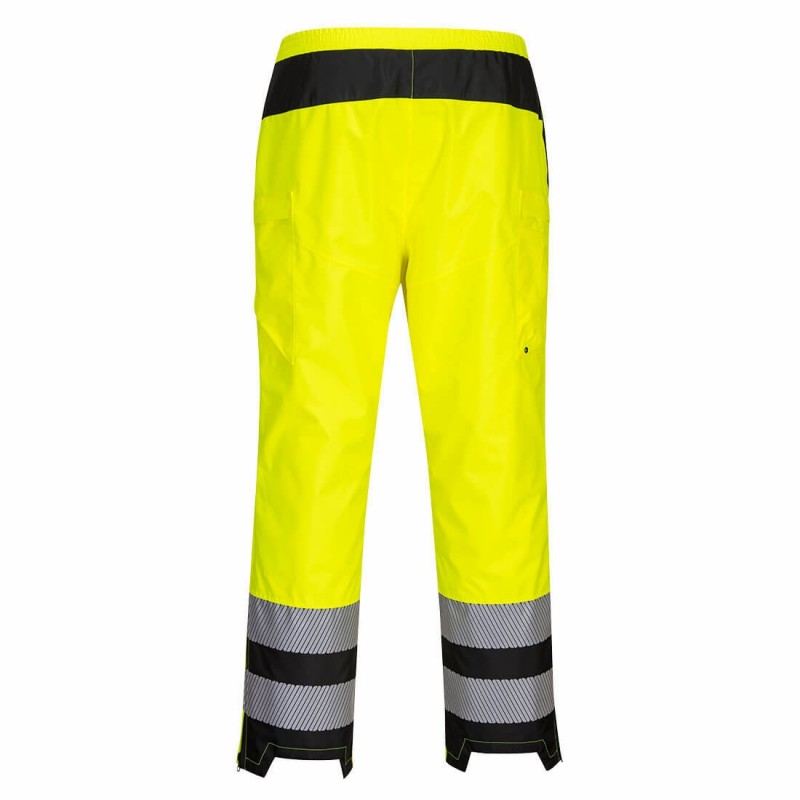 Portwest - Pantalon de pluie imperméable haute visibilité PW3 pour Femmes