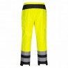 Portwest - Pantalon de pluie imperméable haute visibilité PW3 pour Femmes