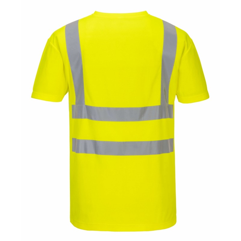 Portwest - Tee-shirt col en V avec empiècements latéraux en maille aérée