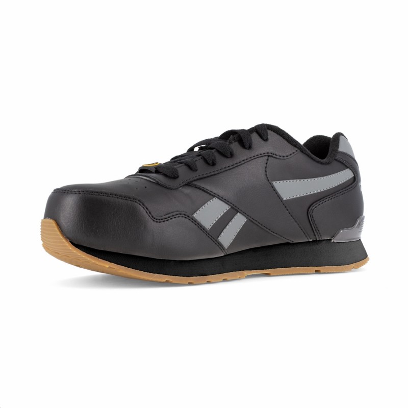 Reebok - Chaussures de sécurité basses noires en cuir résistant à l'eau ROYAL GLIDE S3 SRC